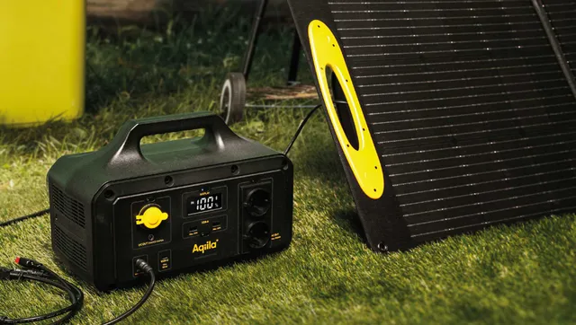 Powertec kit solaire 200W + station 768Wh 1000W camping