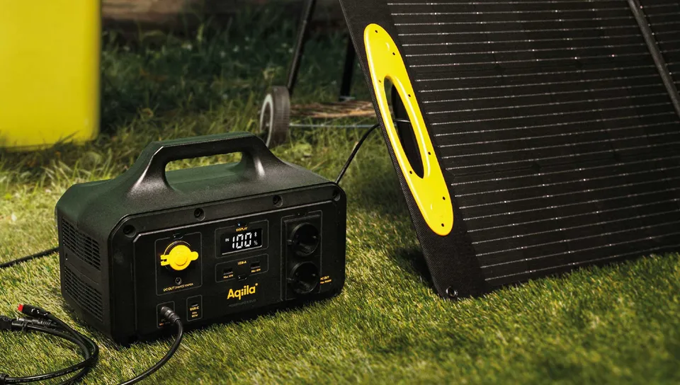 Powertec kit solaire 200W + station 768Wh 1000W camping