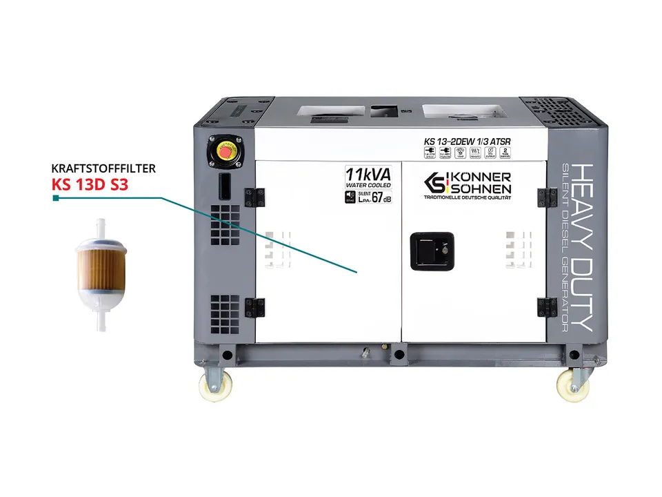 Könner & Söhnen HEAVY DUTY KS 13D S3 filtre carburant diesel