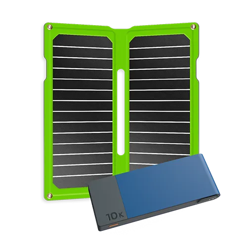POWERTEC Kit Baroudeur panneau 16W + batterie 10000mAh
