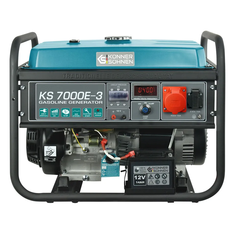 Könner & Söhnen K&S BASIC KS 7000E-3 groupe triphasé essence 5500W