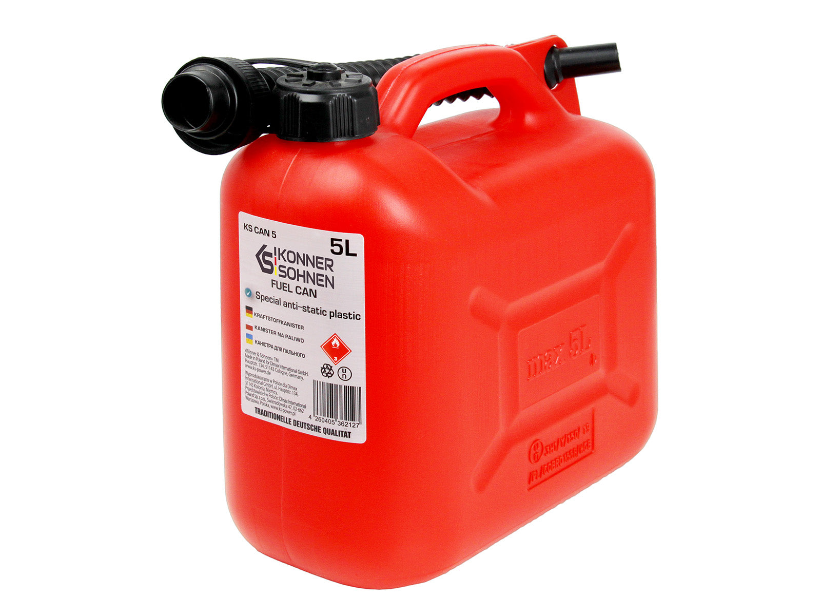 Könner & Söhnen K&S BASIC KS CAN 5 jerrican carburant 5L