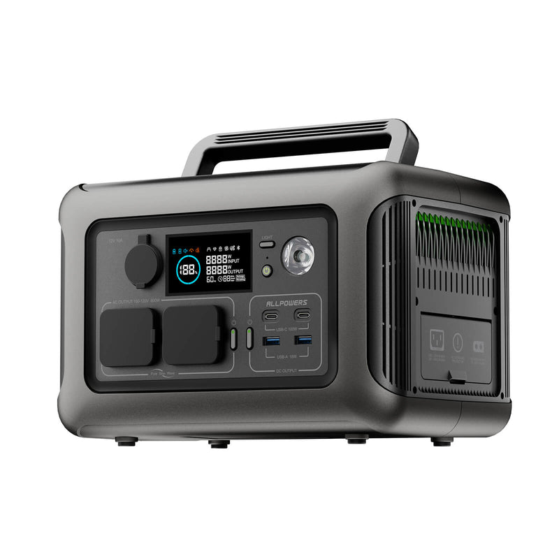 ALLPOWERS R600 station énergie 600W 299Wh + 200W noir