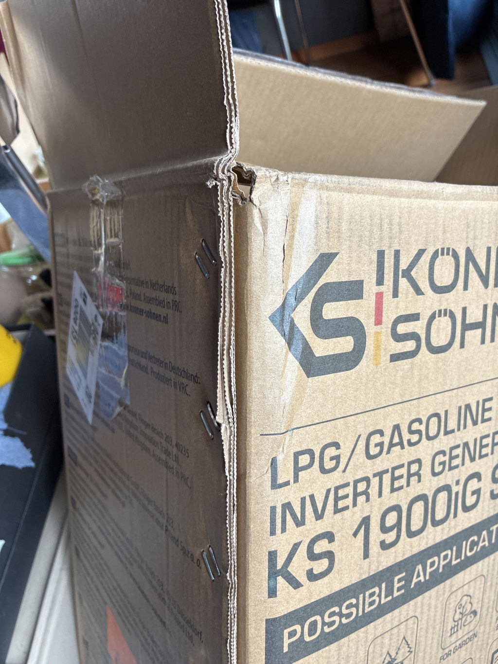 Könner & Söhnen DUAL FUEL KS 1900iG S groupe inverter 2 kW gaz