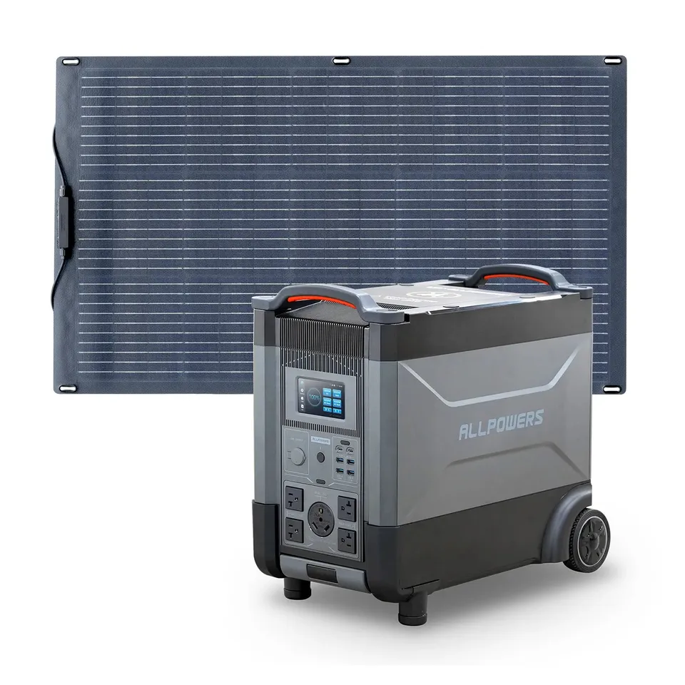 ALLPOWERS R4000 Générateur solaire 3600W 3600Wh +100W