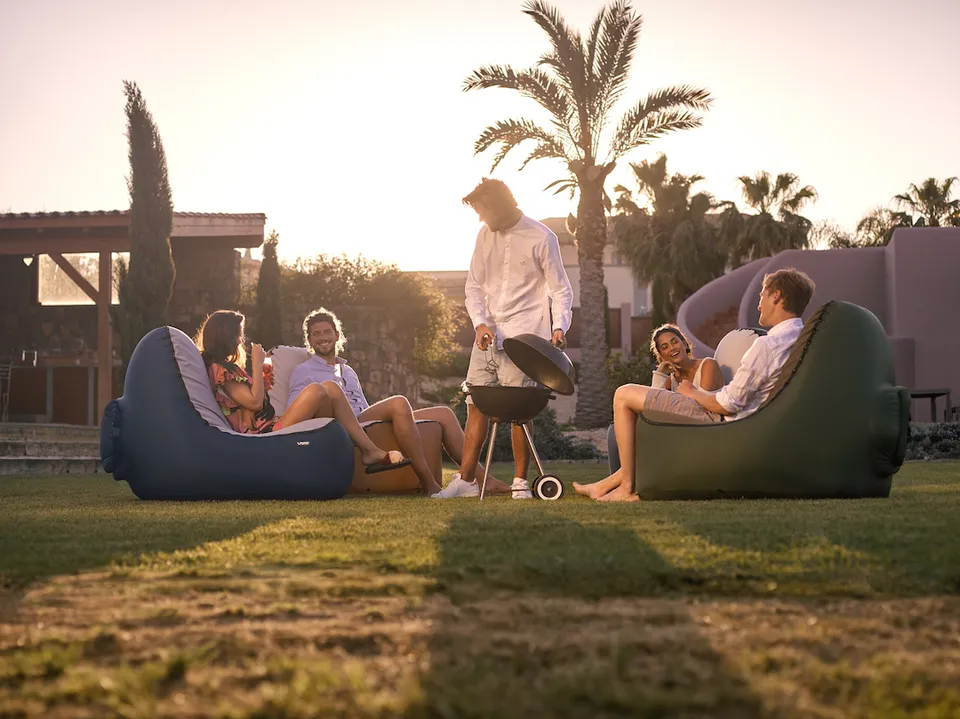 POWERTEC Trono Air Chair chaise gonflable nylon 150 kg