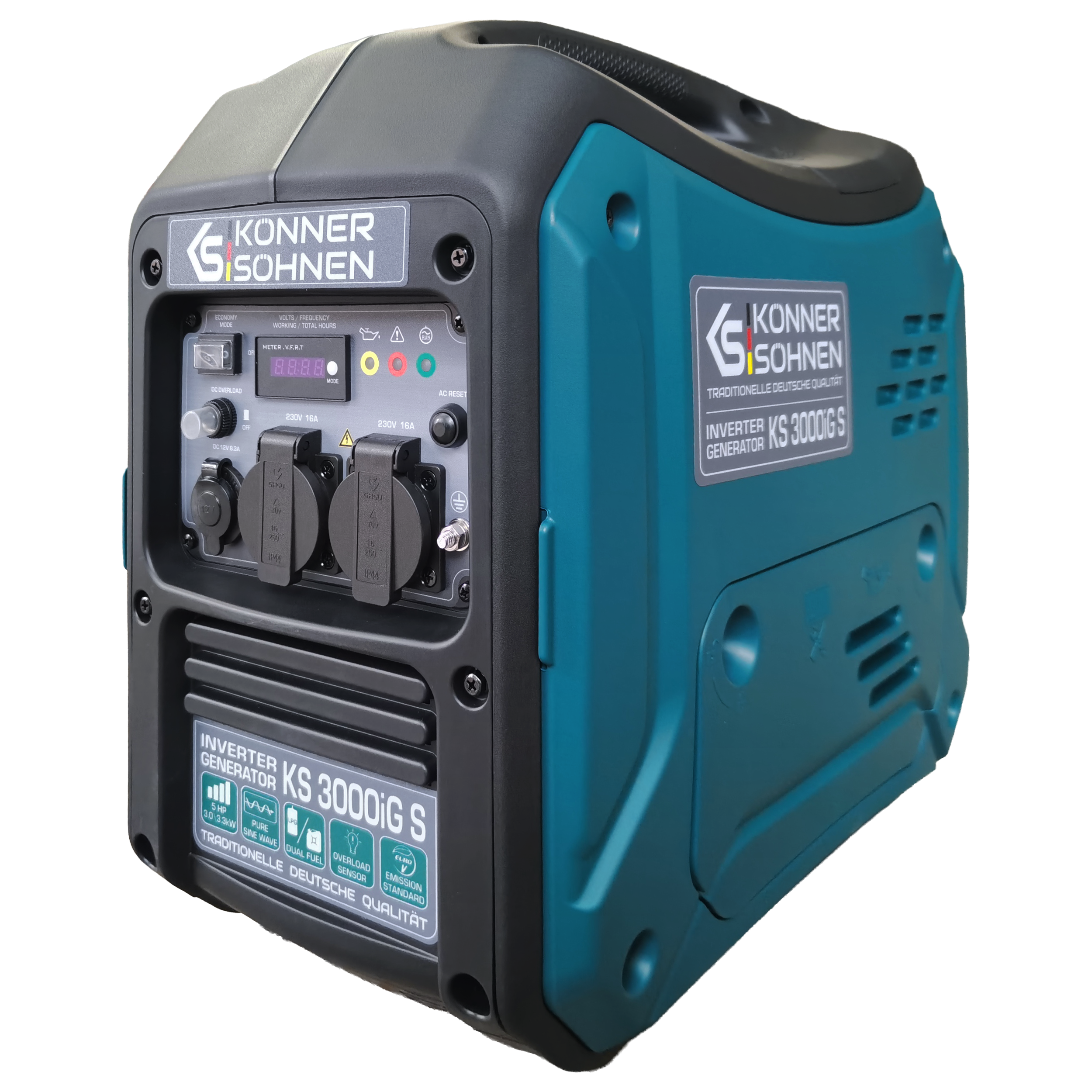 Könner & Söhnen KS 3000iG S groupe inverter bicarburant 3000W