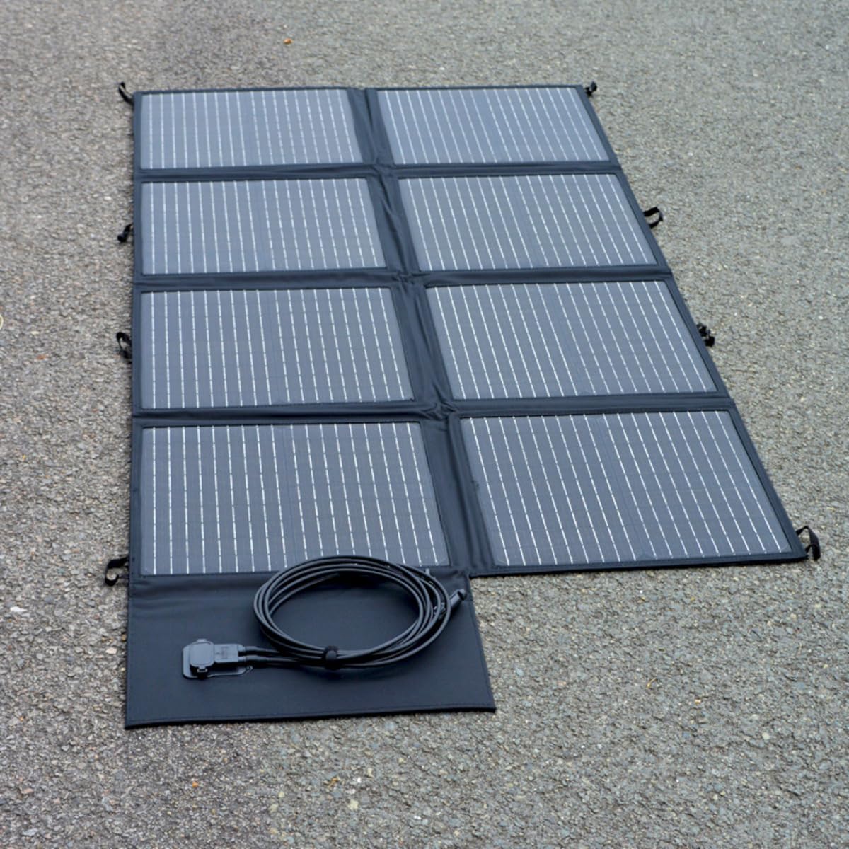 Orium Panneaux solaires Pliant Noir 160W Panneau solaire portable 5kg