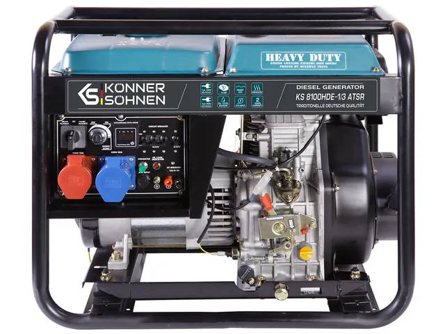 Könner & Söhnen KS 8100HDE groupe électrogène diesel ATSR