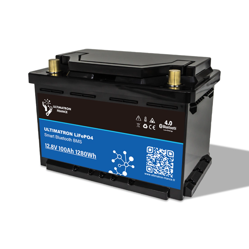 Ultimatron ULM 12,8V 100Ah batterie lithium sous siège 1280Wh LN3
