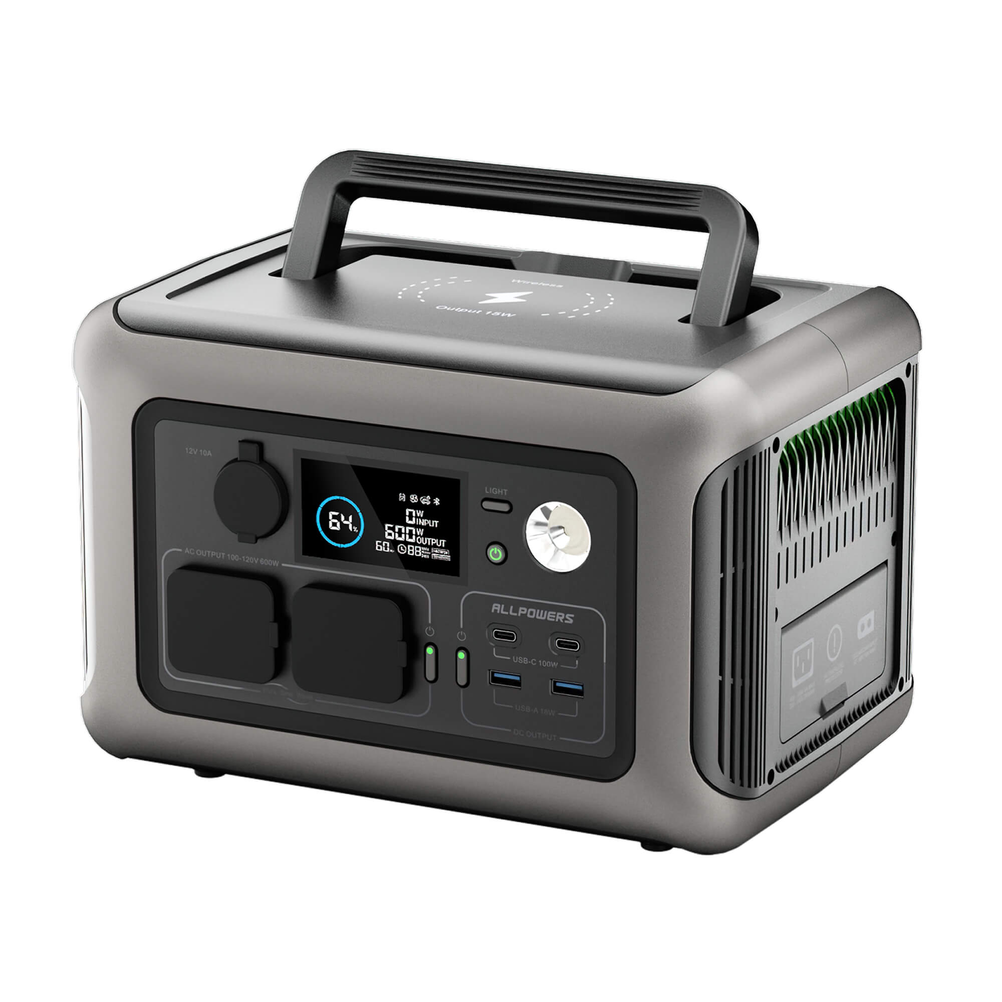 ALLPOWERS R600 station énergie portable 600W 299Wh noir