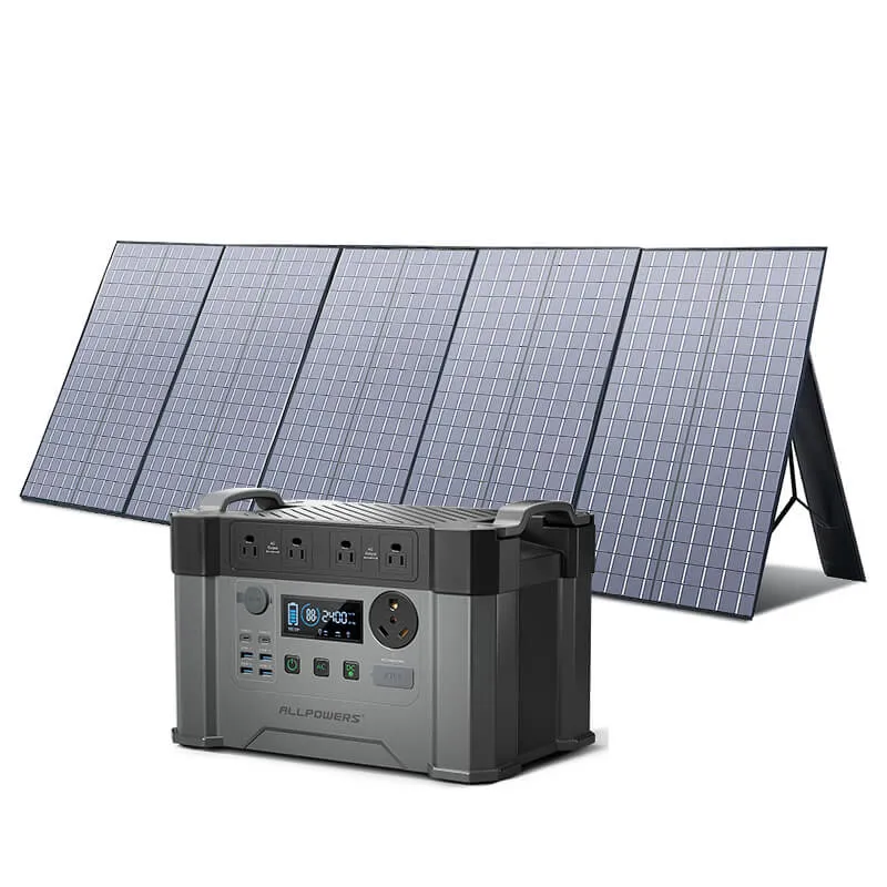 ALLPOWERS S2000 Pro kit solaire 2400W 1500Wh + 400W