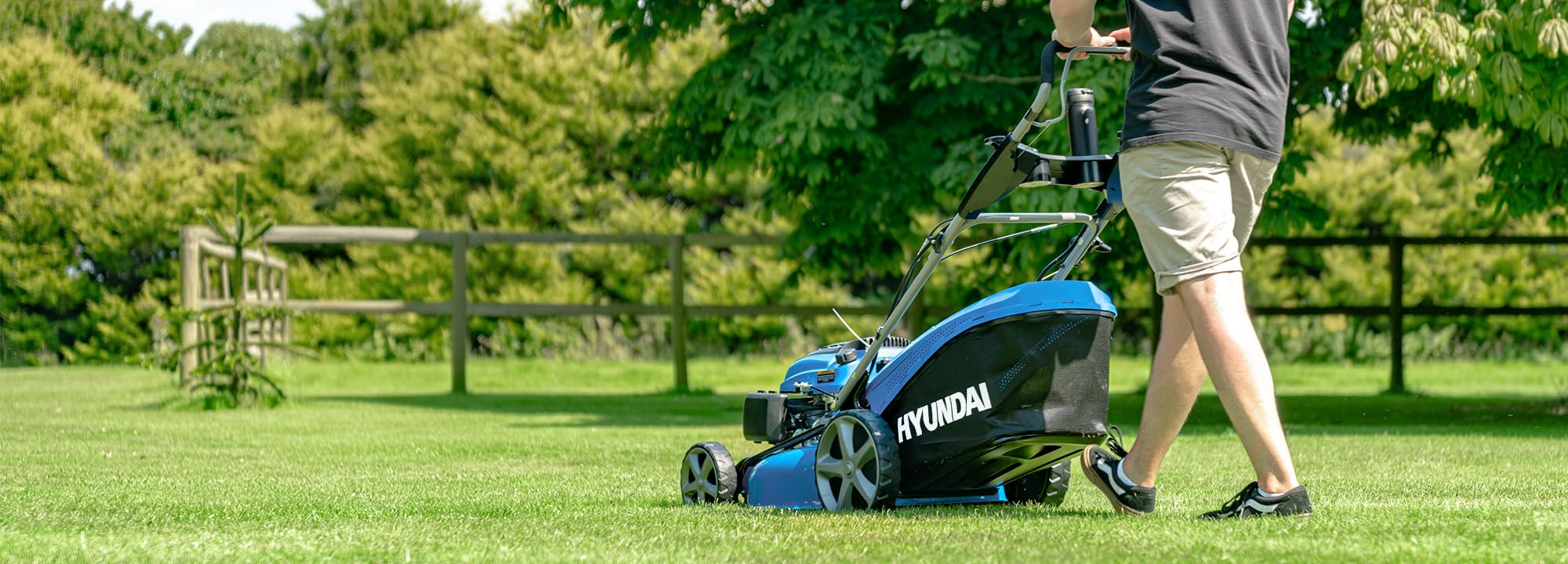 Hyundai Garden Tools tondeuse thermique 43 cm autopropulsée