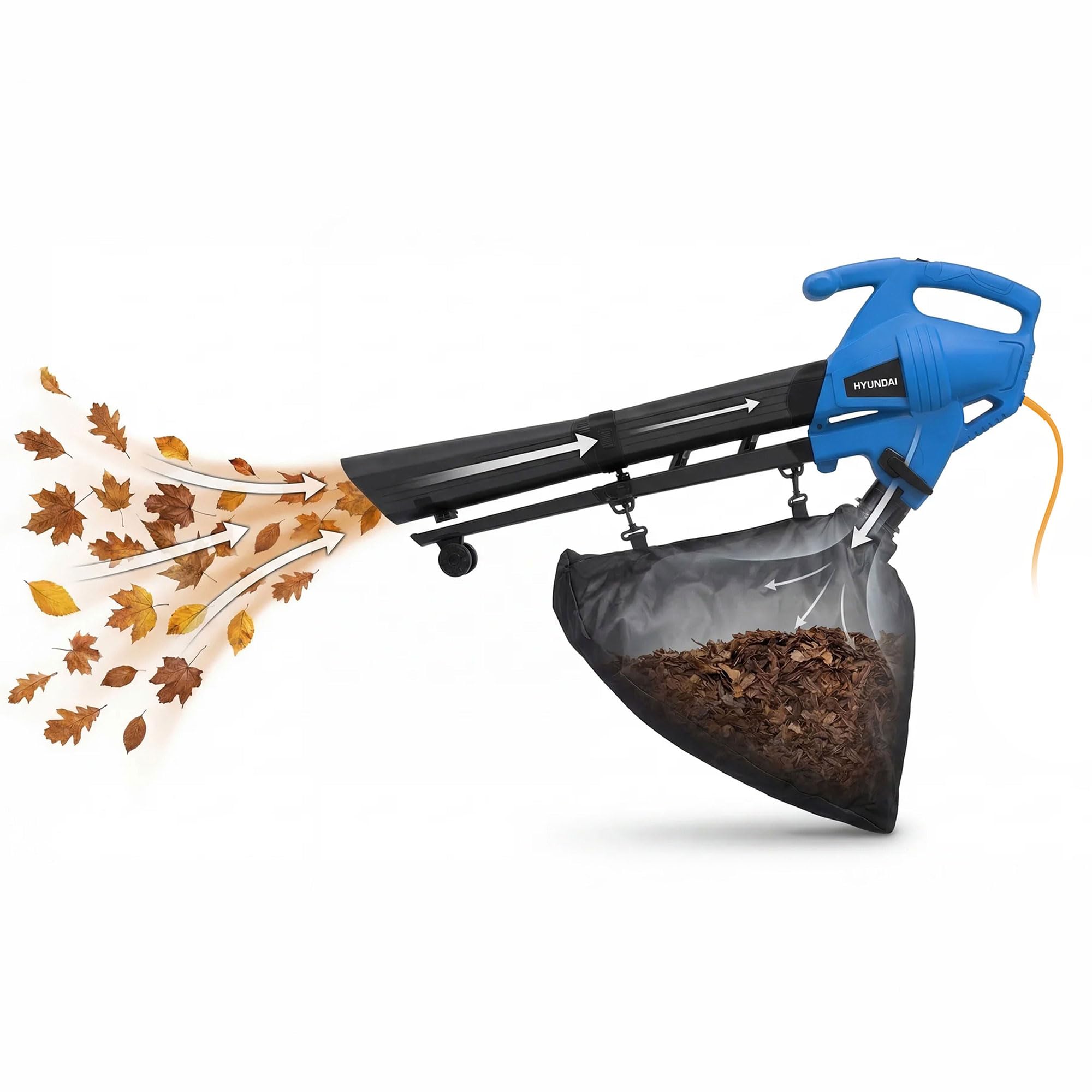 Hyundai HYBV3000E3 Souffleur aspirateur broyeur 3000W 34L