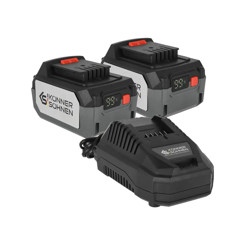 Könner & Söhnen 20V4-1-DUAL kit 2 batteries 4Ah + chargeur
