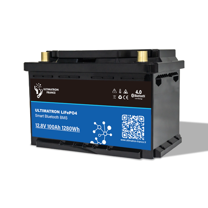 Ultimatron ULM 12,8V 100Ah batterie lithium sous siège 1280Wh LN3