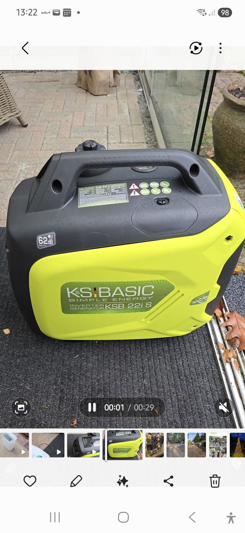Könner & Söhnen K&S BASIC KSB 22i S groupe électrogène inverter 2 kW