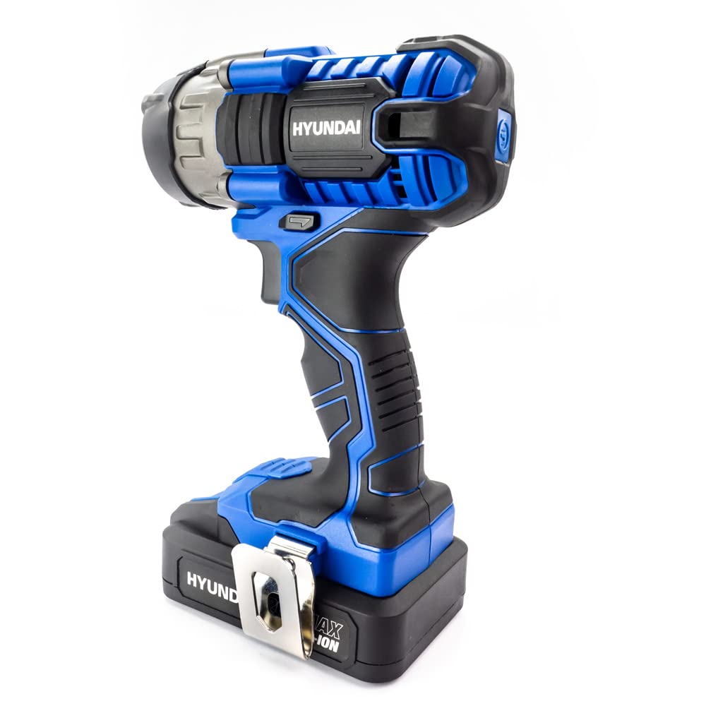 Hyundai 20V MAX visseuse à percussion 180 Nm 32 pièces bleue