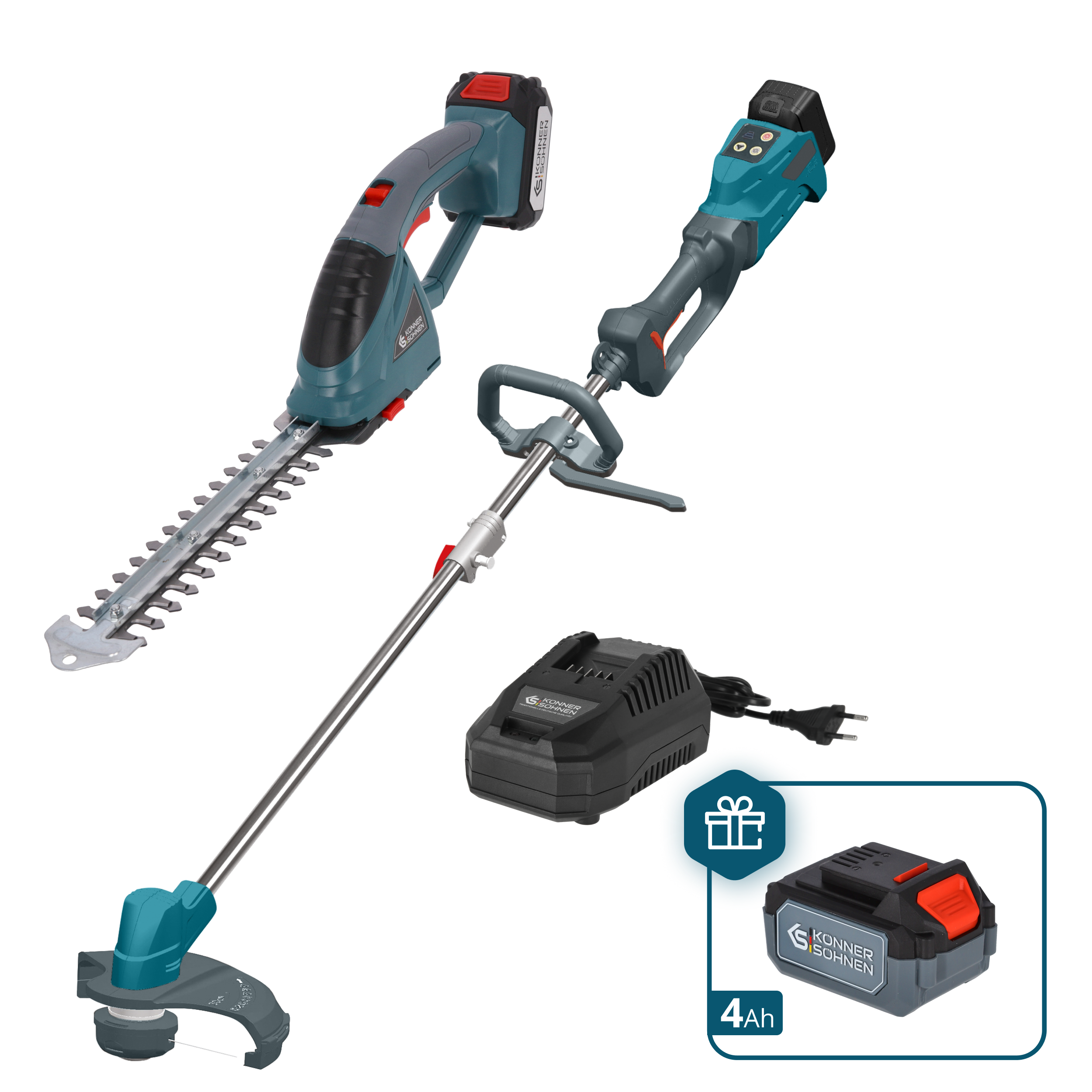 Könner & Söhnen K&S BASIC KS SHT-BCT-SET Kit Jardin 20V