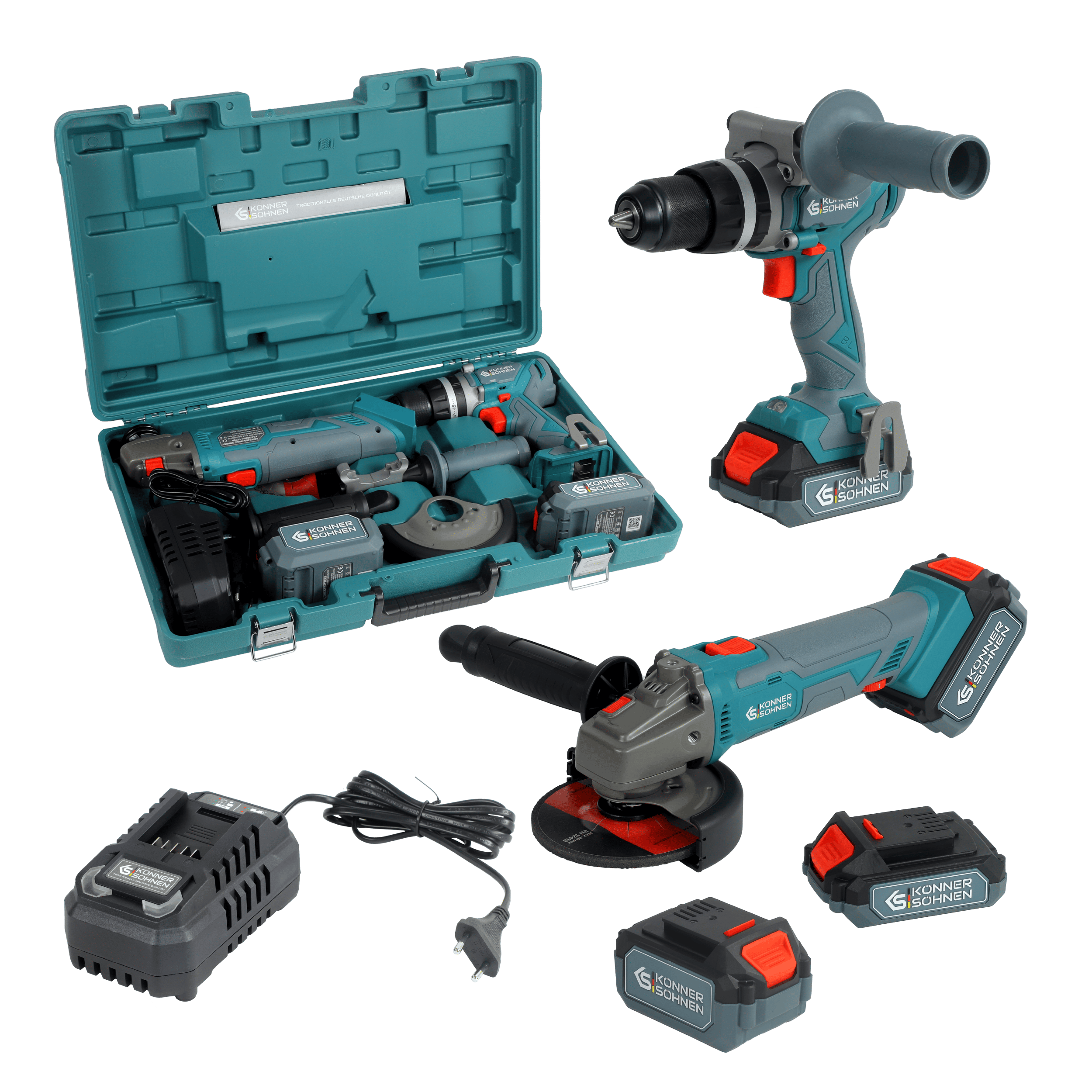 Könner & Söhnen KS IDAGB 20V SET 1 kit outils sans fil 20V