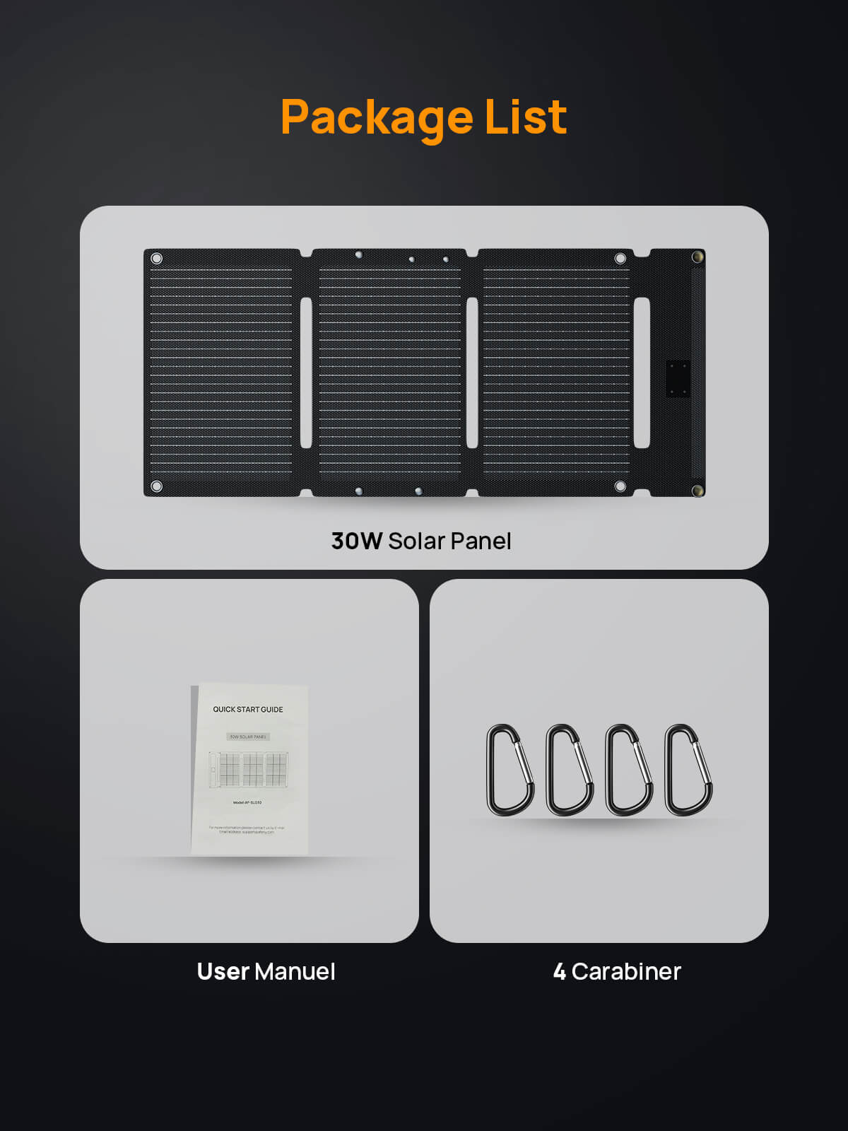 AFERIY AF-SL30 30W Panneau Solaire Portable USB-C