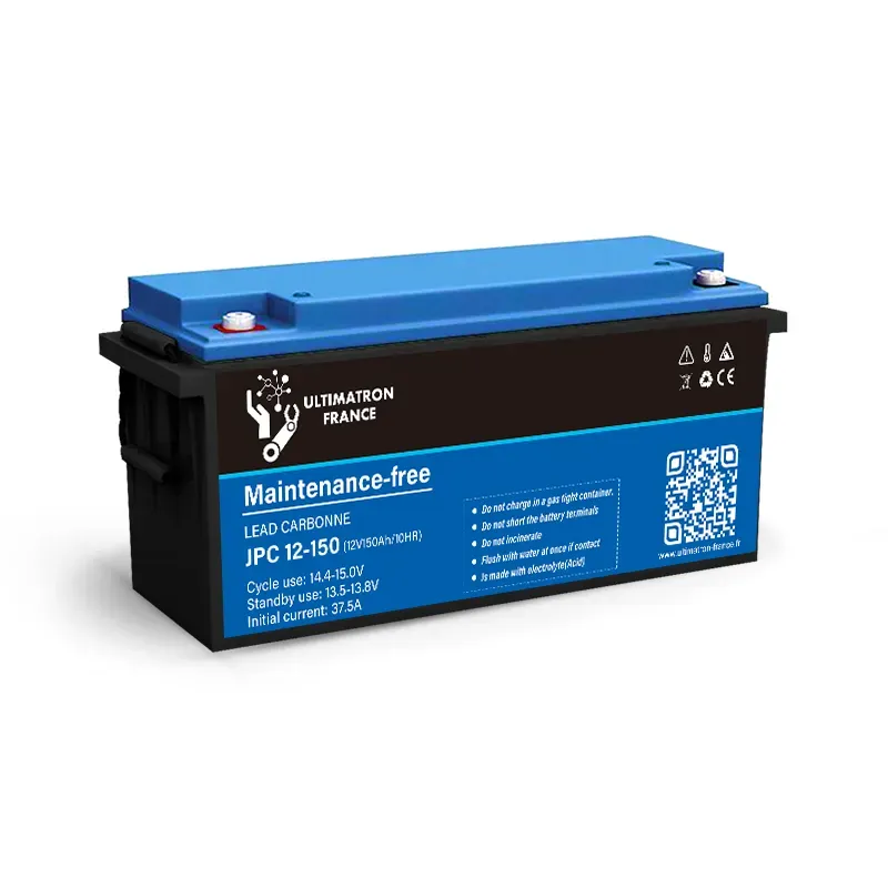 Ultimatron 150Ah 12V Plomb Carbone Batterie Solaire Décharge Lente