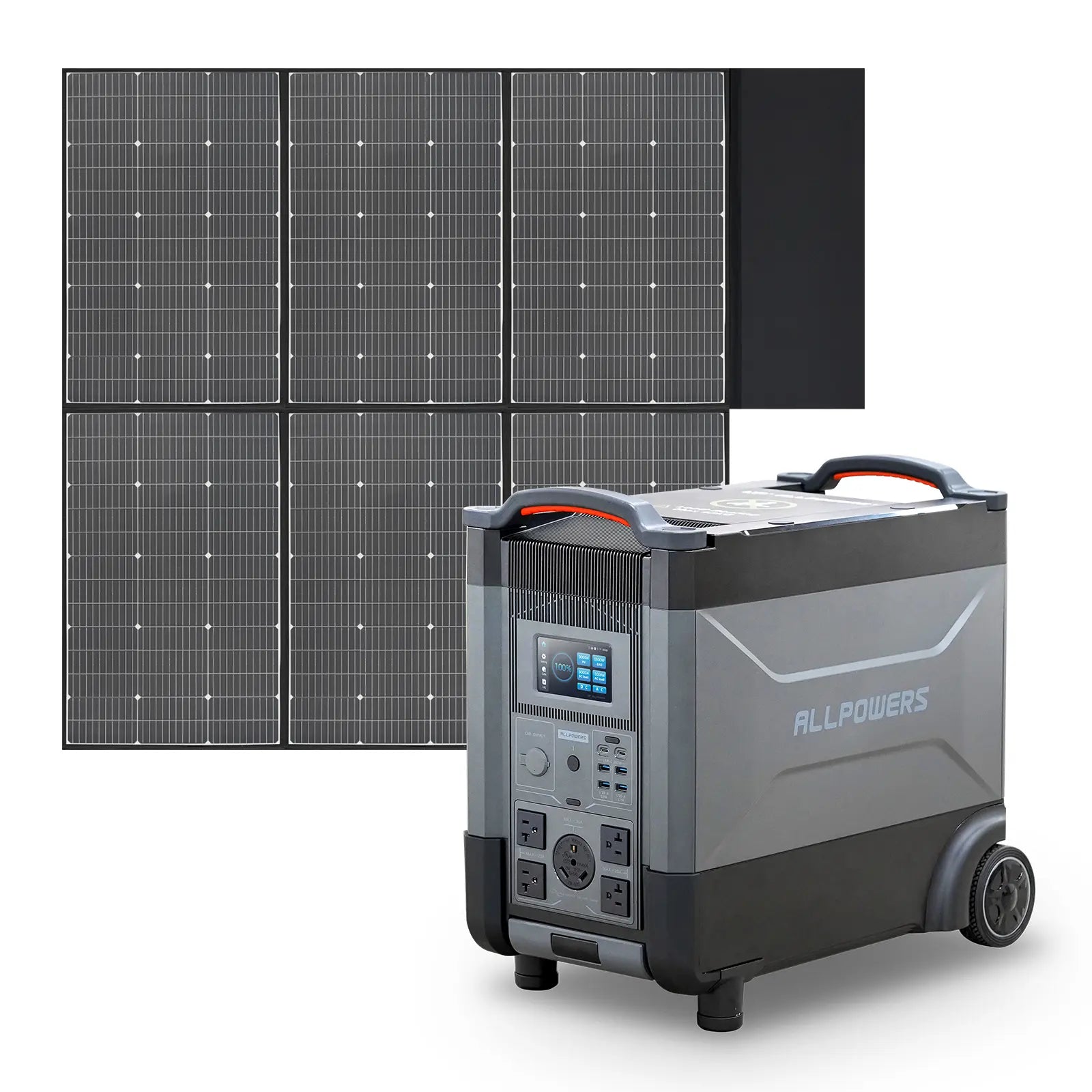 ALLPOWERS R4000 station d'énergie portable 3600Wh 3600W + panneau 600W