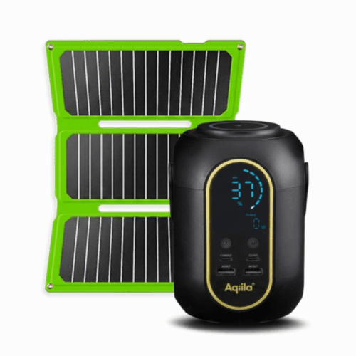 Powertec Kit Tactic Solaire 24W + station 54000mAh 140W