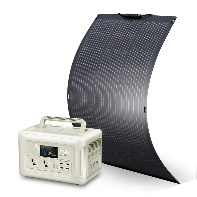 ALLPOWERS Solar Generator R600 station portable 299Wh 600W + panneau 100W