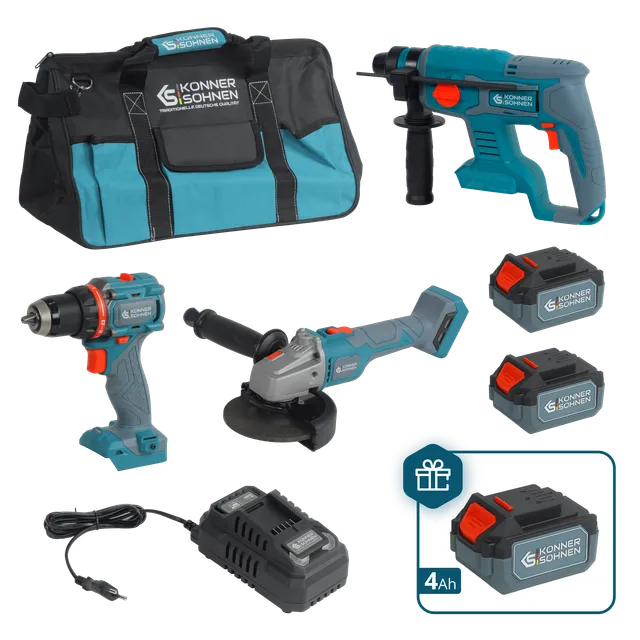 Könner & Söhnen K&S BASIC KS RHAGD 20V SET 3 PLUS kit outils sans fil 20V