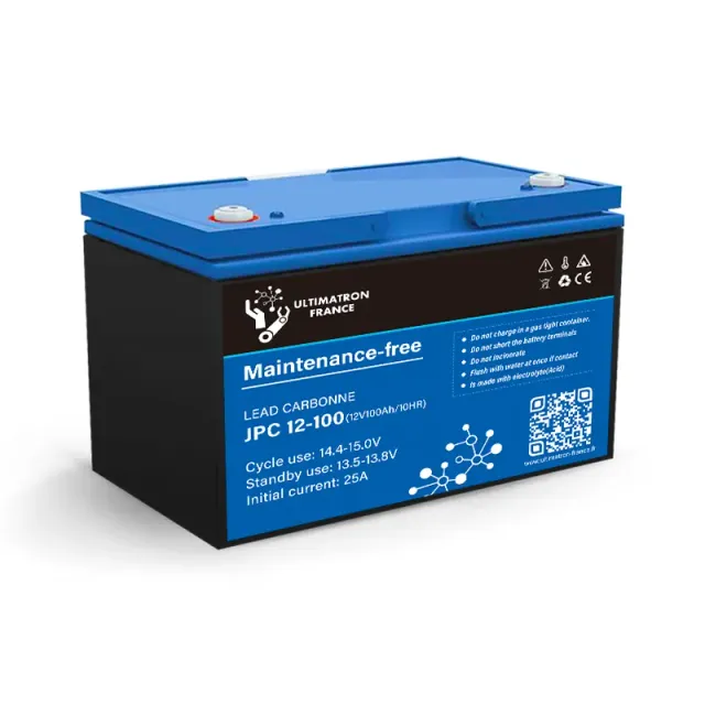 Ultimatron Carbone batterie plomb carbone 12V 100Ah
