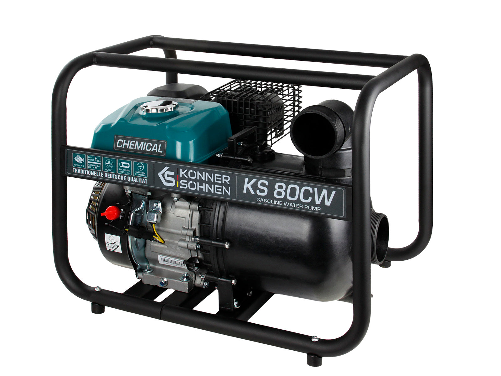Könner & Söhnen KS 80CW motopompe chimique 1000 L/min