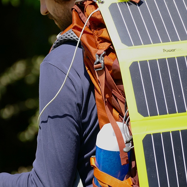 Powertec PT Flap 16 chargeur solaire pliable 16W Dual