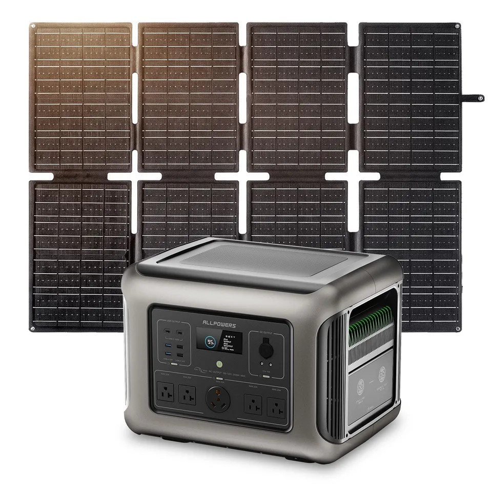ALLPOWERS Solar Generator R2500 V2 station 1920Wh 2500W + panneau 160W