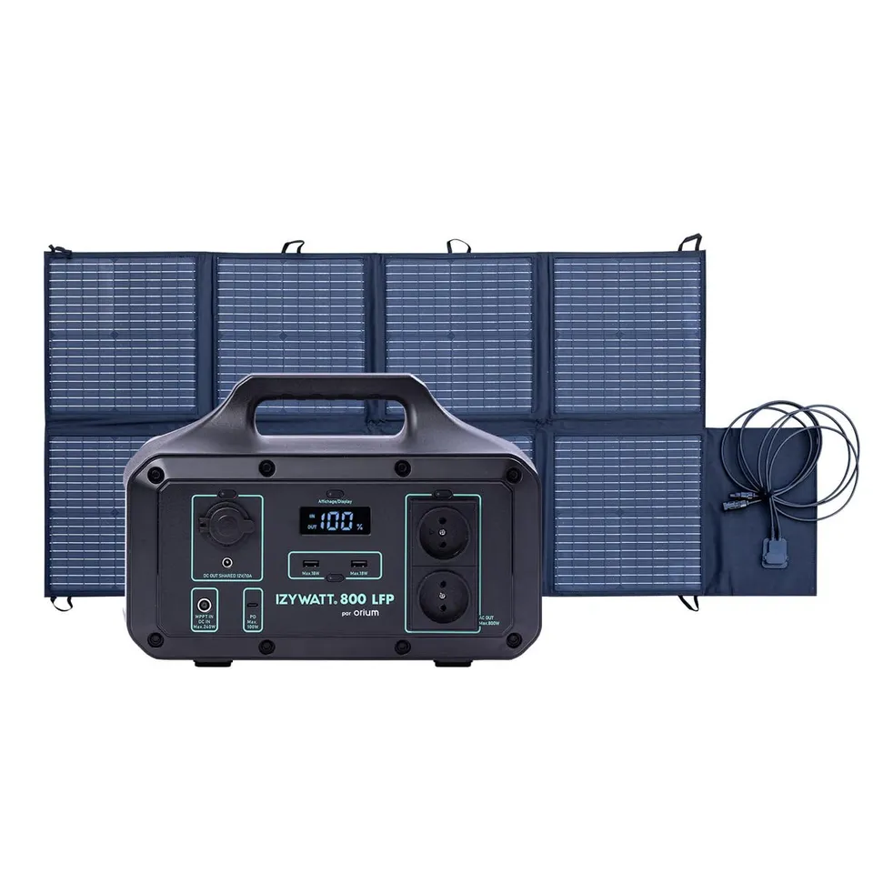 Orium Izywatt 800 station d'énergie portable LFP 518Wh + 160W