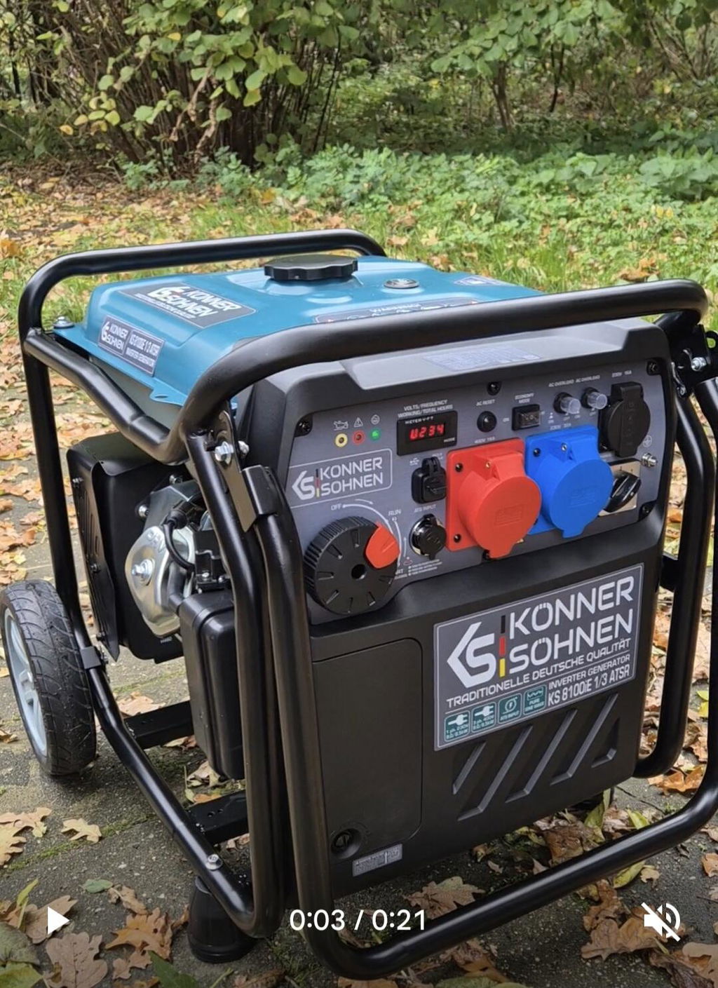 Könner & Söhnen K&S BASIC KS 8100iE générateur 8500W ATSR