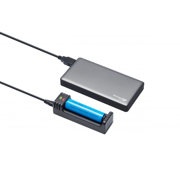 POWERTEC Lampe torche LED 1050 lm IPX8 rechargeable USB