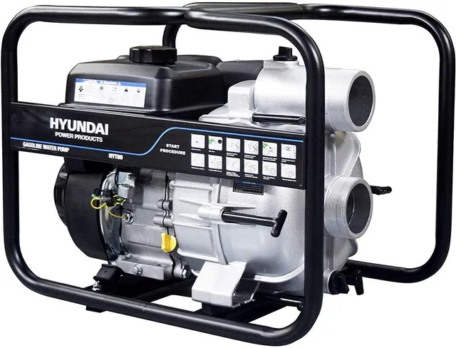 Hyundai HYT80 motopompe thermique essence eaux chargées 212cc