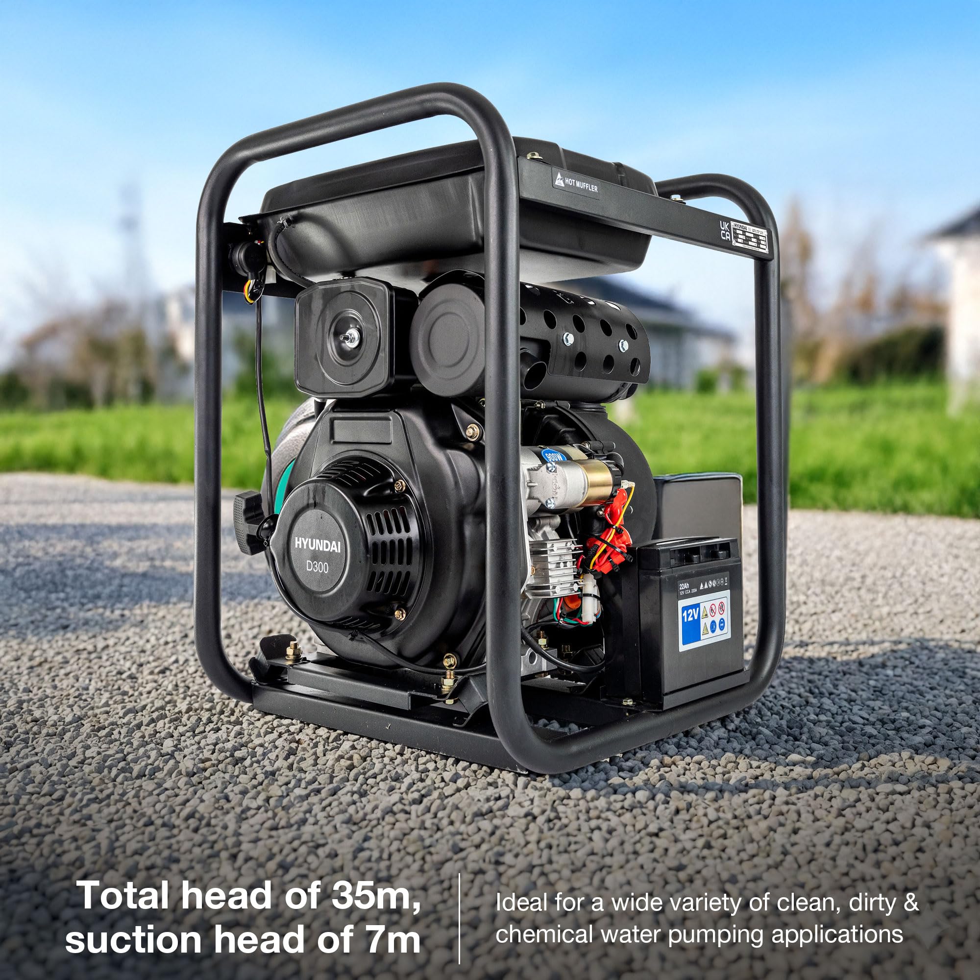 Hyundai DHYC50LE Pompe à Eau Diesel Chimique 50 mm