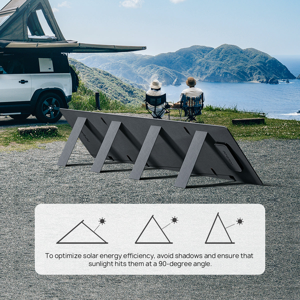AFERIY AF-S200A1 panneau solaire portable 200W pliable monocristallin