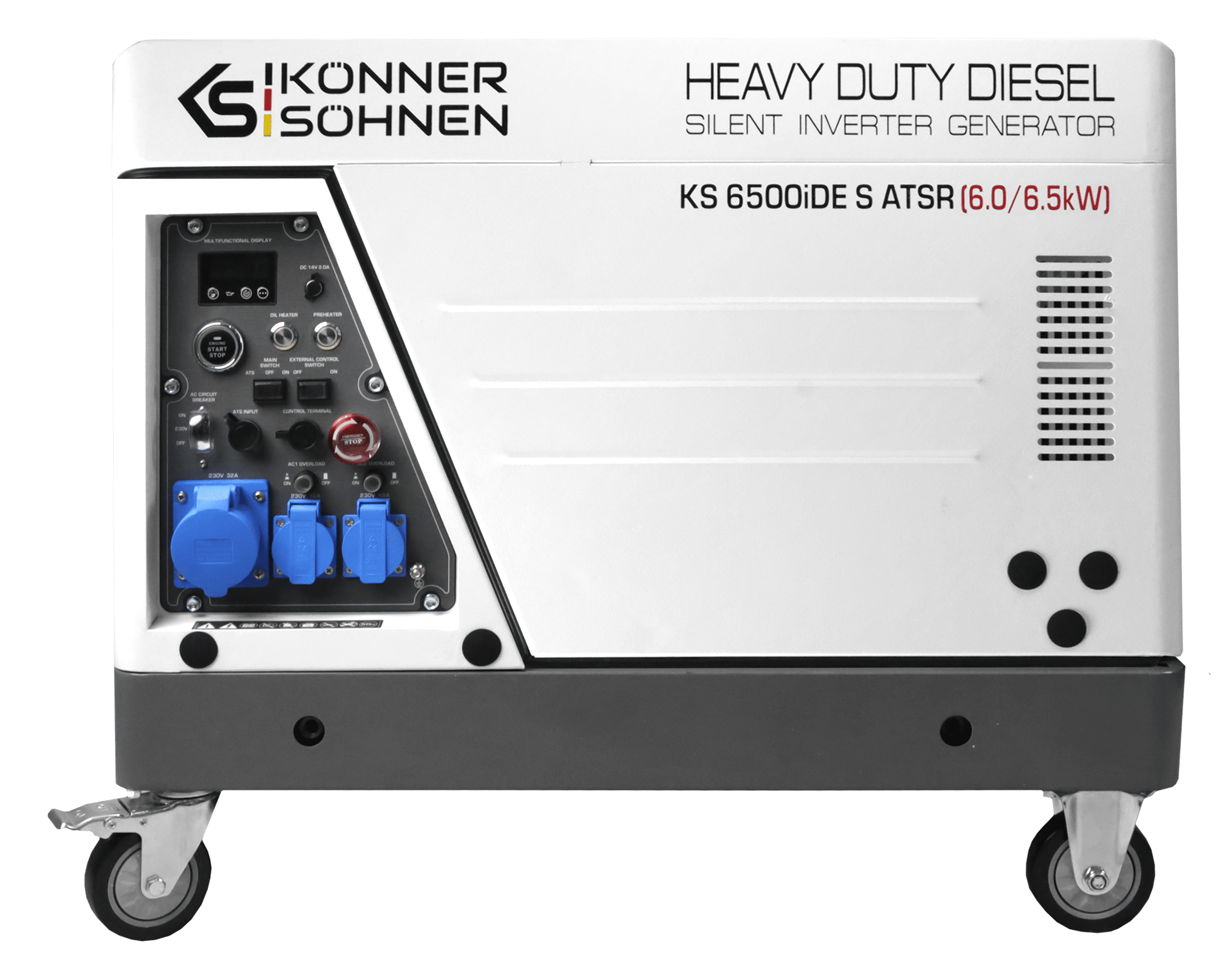 Könner & Söhnen HEAVY DUTY KS 6500iDE S ATSR groupe diesel 6,5kW