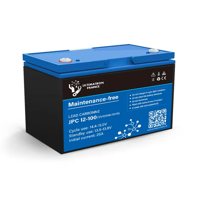 Ultimatron Carbone batterie plomb carbone 12V 100Ah