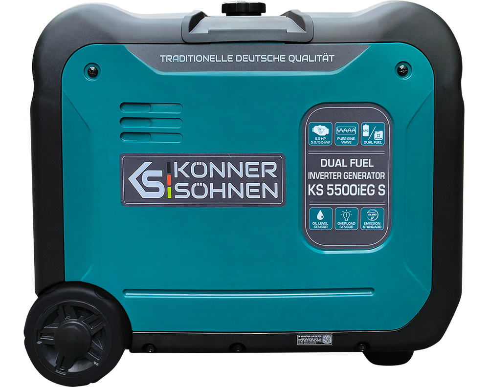 Könner & Söhnen DUAL FUEL KS 5500iEG S groupe inverter essence gaz