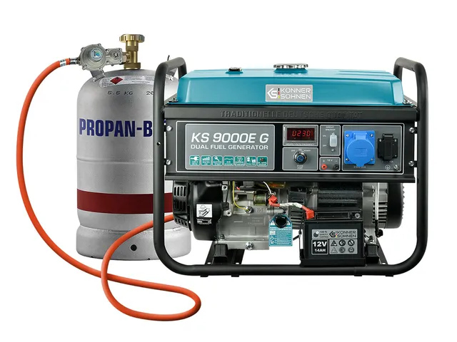 Könner & Söhnen DUAL FUEL KS 9000E G groupe électrogène essence gaz 6 kW
