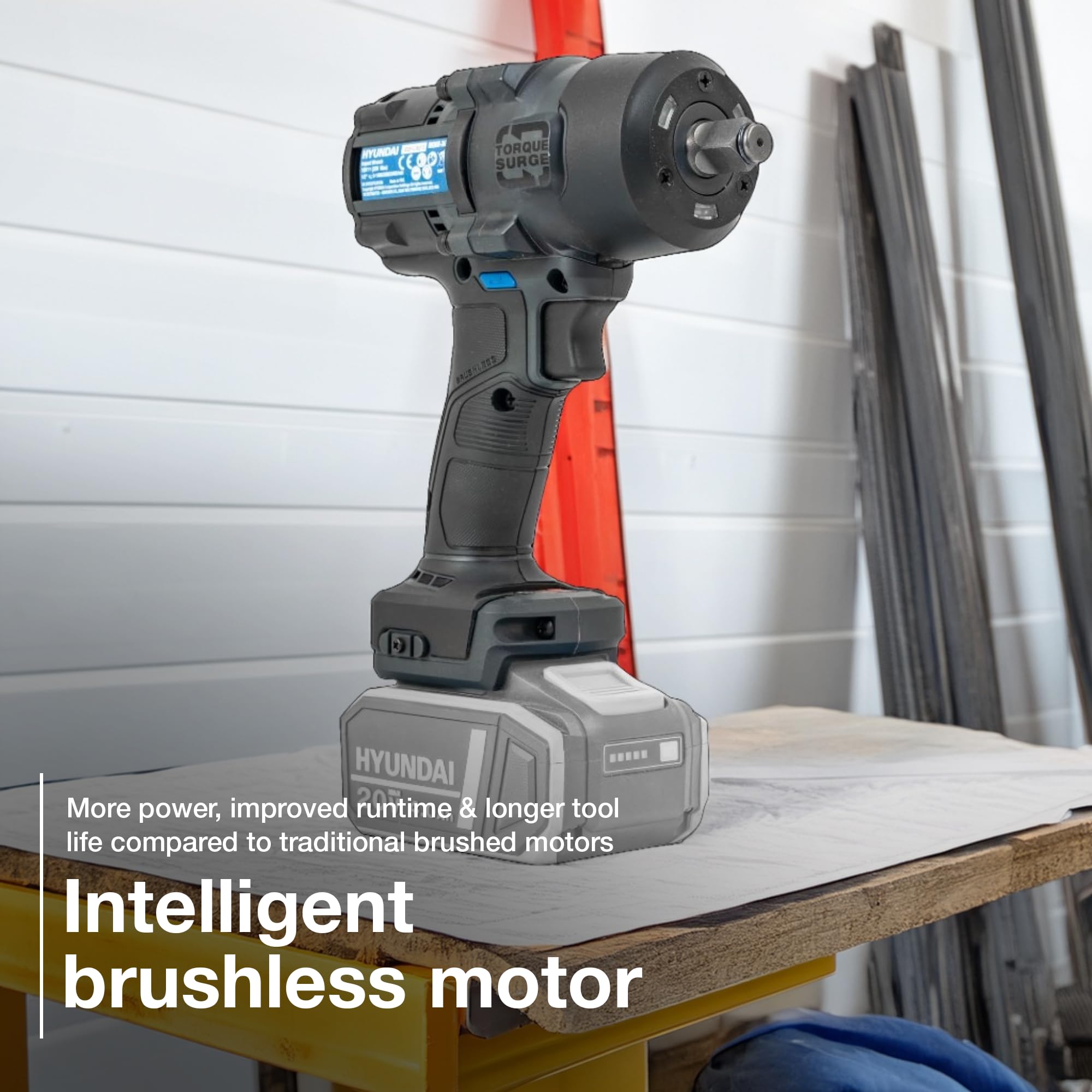 Hyundai Power Tools IW20X-700 clé à chocs 20V 700Nm nue