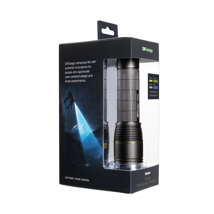POWERTEC Lampe torche LED 1050 lm IPX8 rechargeable USB