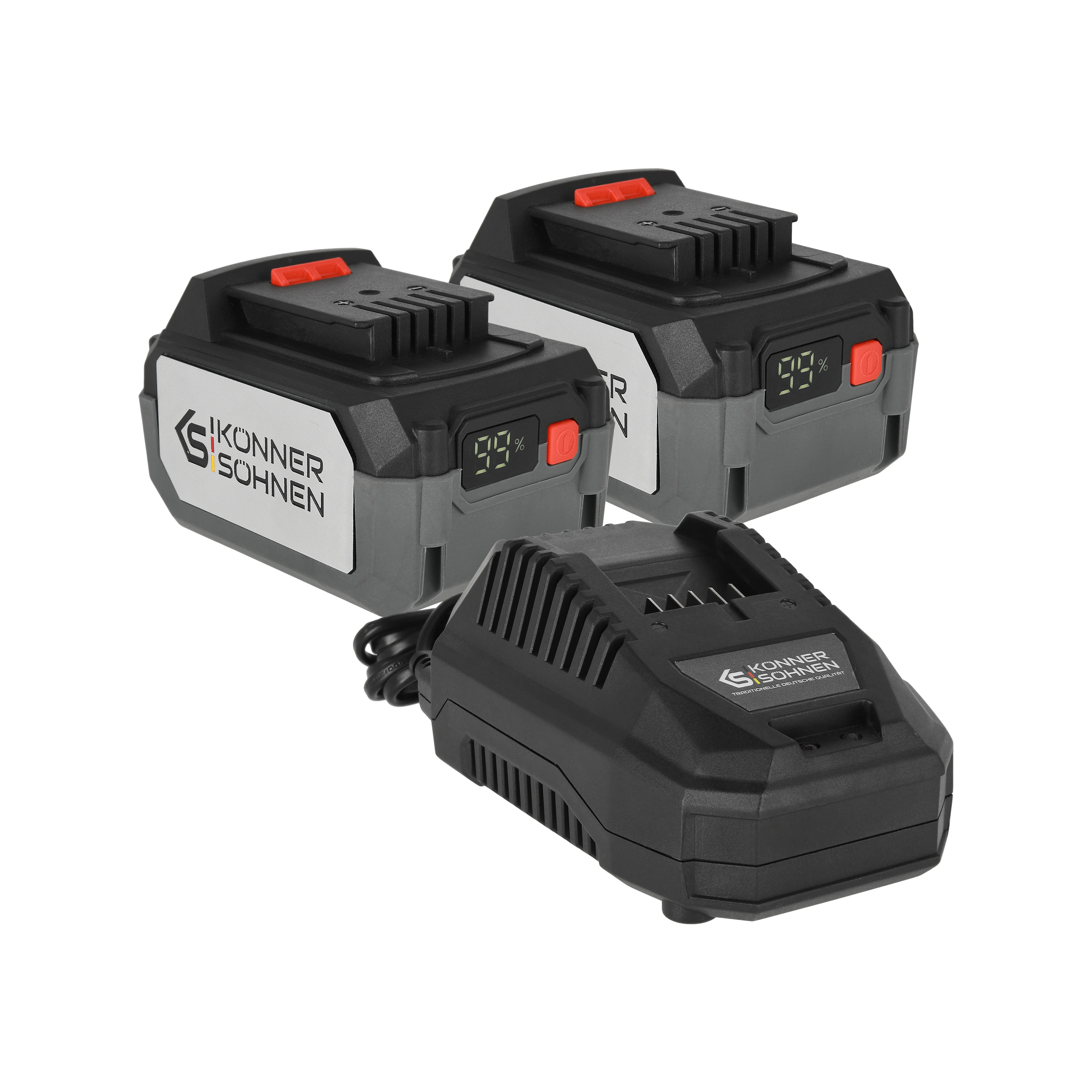 Könner & Söhnen 20V4-1-DUAL kit 2 batteries 4Ah + chargeur