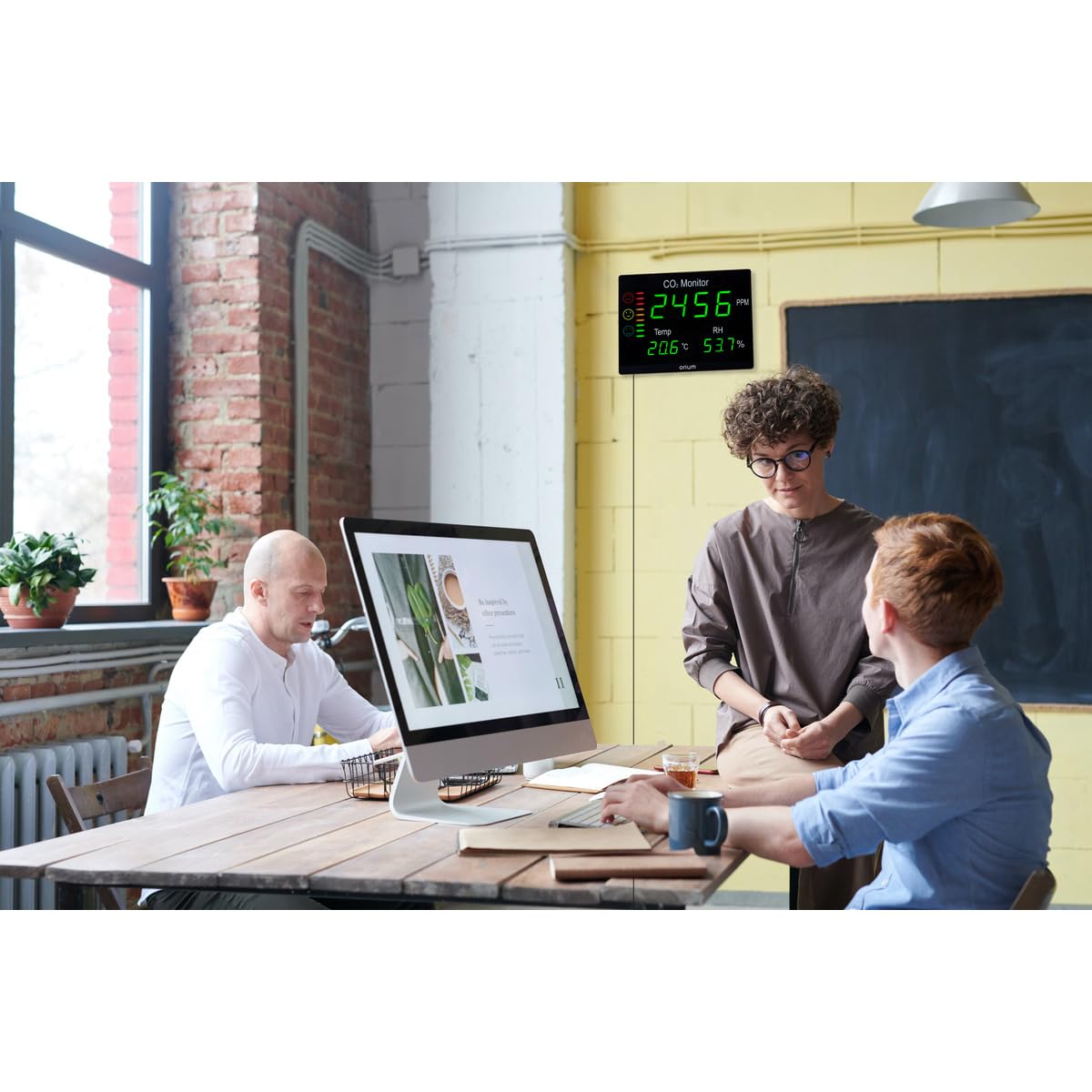 Orium Quaelis 12 moniteur CO2 qualité air maison bureau