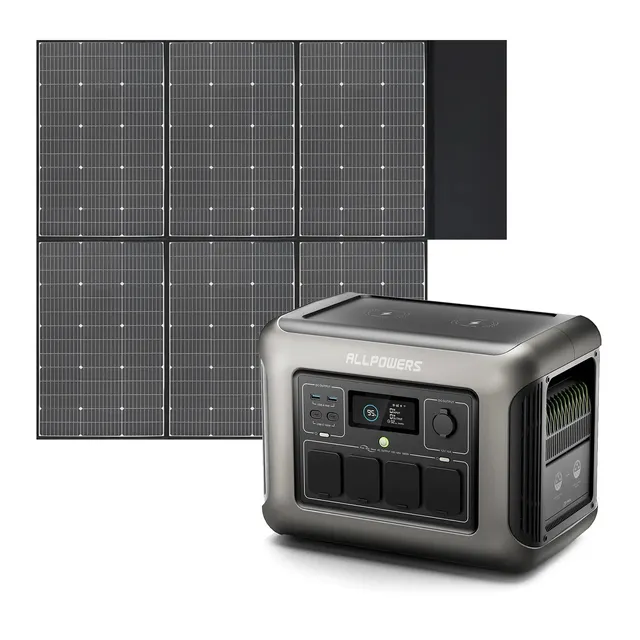 ALLPOWERS Solar Generator R1500 LITE station 1056Wh 1600W + panneau 600W