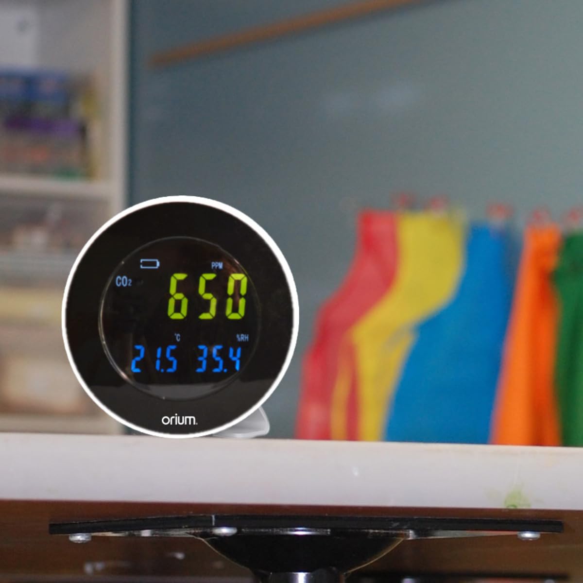 Orium Quaelis 10 capteur CO2 qualité air maison